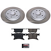SC7845 Semi-Coated Rotor & Low-Dust Ceramic Brake Pad Kit - image 1
