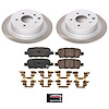 SC7864 Semi-Coated Rotor & Low-Dust Ceramic Brake Pad Kit - image 1