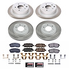 SC7865 Semi-Coated Rotor & Low-Dust Ceramic Brake Pad Kit - image 1