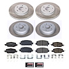 SC7873 Semi-Coated Rotor & Low-Dust Ceramic Brake Pad Kit
