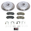 SC7874 Semi-Coated Rotor & Low-Dust Ceramic Brake Pad Kit - image 1