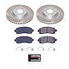 SC7891 Semi-Coated Rotor & Low-Dust Ceramic Brake Pad Kit - image 1