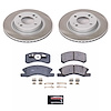 SC7894 Semi-Coated Rotor & Low-Dust Ceramic Brake Pad Kit - image 1