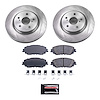 SC7895 Semi-Coated Rotor & Low-Dust Ceramic Brake Pad Kit