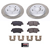 SC7904 Semi-Coated Rotor & Low-Dust Ceramic Brake Pad Kit - image 1