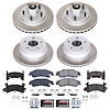 SC7913 Semi-Coated Rotor & Low-Dust Ceramic Brake Pad Kit - image 1