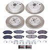 SC7927 Semi-Coated Rotor & Low-Dust Ceramic Brake Pad Kit - image 1