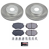 SC793 Semi-Coated Rotor & Low-Dust Ceramic Brake Pad Kit - image 1