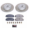 SC7941 Semi-Coated Rotor & Low-Dust Ceramic Brake Pad Kit - image 1