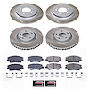 SC8003 Semi-Coated Rotor & Low-Dust Ceramic Brake Pad Kit - image 1