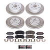 SC8006 Semi-Coated Rotor & Low-Dust Ceramic Brake Pad Kit - image 1