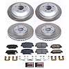 SC8009 Semi-Coated Rotor & Low-Dust Ceramic Brake Pad Kit - image 1
