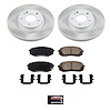 SC8011 Semi-Coated Rotor & Low-Dust Ceramic Brake Pad Kit - image 1