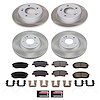 SC8012 Semi-Coated Rotor & Low-Dust Ceramic Brake Pad Kit - image 1