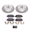 SC8021 Semi-Coated Rotor & Low-Dust Ceramic Brake Pad Kit - image 1