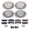 SC8026 Semi-Coated Rotor & Low-Dust Ceramic Brake Pad Kit - image 1