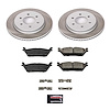 SC8030 Semi-Coated Rotor & Low-Dust Ceramic Brake Pad Kit - image 1