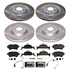 SC8053 Semi-Coated Rotor & Low-Dust Ceramic Brake Pad Kit