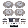 SC8060 Semi-Coated Rotor & Low-Dust Ceramic Brake Pad Kit