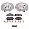 SC8062 Semi-Coated Rotor & Low-Dust Ceramic Brake Pad Kit - image 1