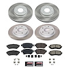 SC8067 Semi-Coated Rotor & Low-Dust Ceramic Brake Pad Kit - image 1