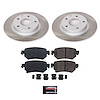 SC8068 Semi-Coated Rotor & Low-Dust Ceramic Brake Pad Kit - image 1