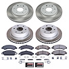 SC8071 Semi-Coated Rotor & Low-Dust Ceramic Brake Pad Kit - image 1