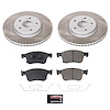 SC8165 Semi-Coated Rotor & Low-Dust Ceramic Brake Pad Kit - image 1