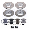 SC8168 Semi-Coated Rotor & Low-Dust Ceramic Brake Pad Kit