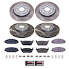 SC8182 Semi-Coated Rotor & Low-Dust Ceramic Brake Pad Kit - image 1