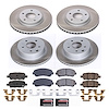 SC8268 Semi-Coated Rotor & Low-Dust Ceramic Brake Pad Kit
