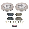 SC8271 Semi-Coated Rotor & Low-Dust Ceramic Brake Pad Kit