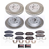 SC8272 Semi-Coated Rotor & Low-Dust Ceramic Brake Pad Kit - image 1