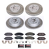 SC8273 Semi-Coated Rotor & Low-Dust Ceramic Brake Pad Kit - image 1