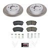SC8277 Semi-Coated Rotor & Low-Dust Ceramic Brake Pad Kit