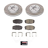 SC8279 Semi-Coated Rotor & Low-Dust Ceramic Brake Pad Kit - image 1