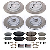 SC8282 Semi-Coated Rotor & Low-Dust Ceramic Brake Pad Kit - image 1