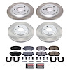 SC8284 Semi-Coated Rotor & Low-Dust Ceramic Brake Pad Kit