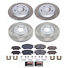 SC8285 Semi-Coated Rotor & Low-Dust Ceramic Brake Pad Kit - image 1