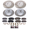SC8288 Semi-Coated Rotor & Low-Dust Ceramic Brake Pad Kit - image 1