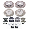 SC8289 Semi-Coated Rotor & Low-Dust Ceramic Brake Pad Kit - image 1