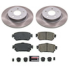 SC8313 Semi-Coated Rotor & Low-Dust Ceramic Brake Pad Kit
