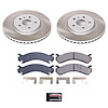 SC8316 Semi-Coated Rotor & Low-Dust Ceramic Brake Pad Kit - image 1