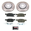 SC8321 Semi-Coated Rotor & Low-Dust Ceramic Brake Pad Kit - image 1