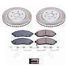 SC8325 Semi-Coated Rotor & Low-Dust Ceramic Brake Pad Kit