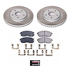 SC8327 Semi-Coated Rotor & Low-Dust Ceramic Brake Pad Kit - image 1