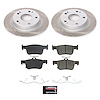 SC8330 Semi-Coated Rotor & Low-Dust Ceramic Brake Pad Kit - image 1