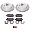 SC8335 Semi-Coated Rotor & Low-Dust Ceramic Brake Pad Kit - image 1
