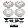 SC8343 Semi-Coated Rotor & Low-Dust Ceramic Brake Pad Kit - image 1