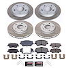 SC8344 Semi-Coated Rotor & Low-Dust Ceramic Brake Pad Kit - image 1